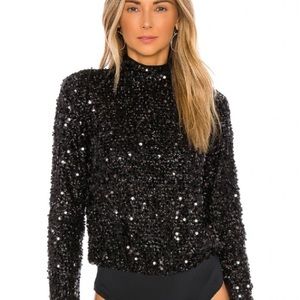 NWT! LPA x Revolve Luciana Sequined Bodysuit Medium